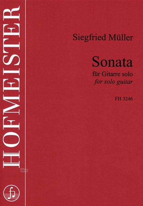 Siegfried Müller: Sonata, Noten
