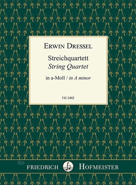 Erwin Dressel: Streichquartett in a-Moll, Noten