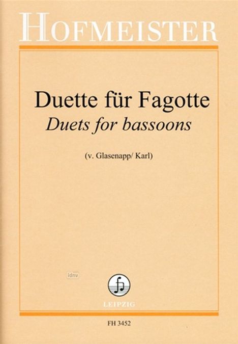 Duette Für Fagotte, Noten