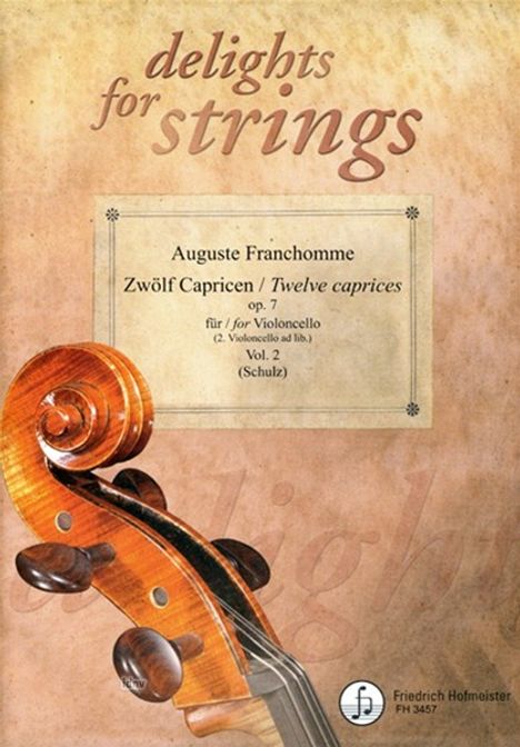 Auguste Franchomme: Zwölf Capricen für Violoncello, Noten