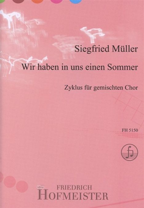 Siegfried Müller: Wir haben in uns einen Sommer, Noten