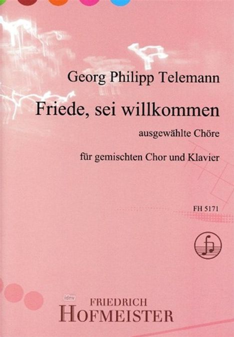 Georg Philipp Telemann: Friede, sei willkommen, Noten