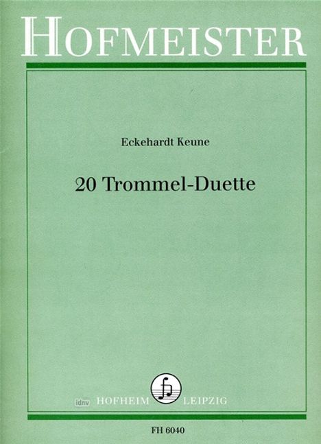Eckhardt Keune: 20 Trommel-Duette, Noten