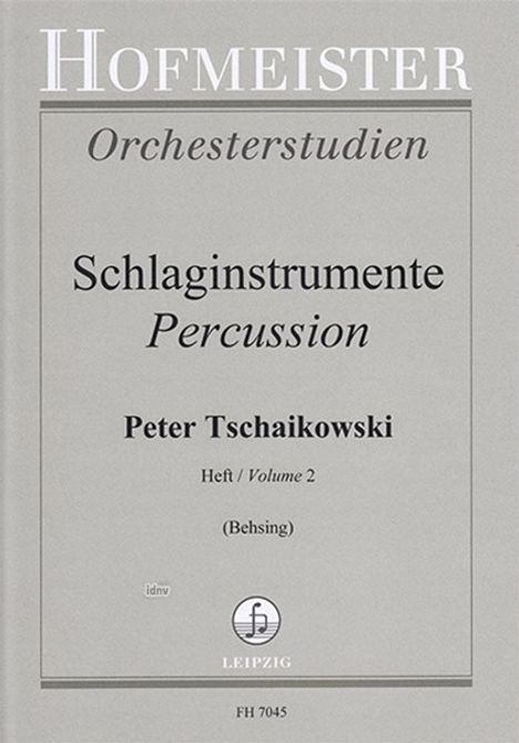 Orchesterstudien für Schlaginstrumente, Noten