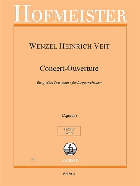 Wenzel Heinrich Veit: Concert-Ouverture für großes Orchester, Noten