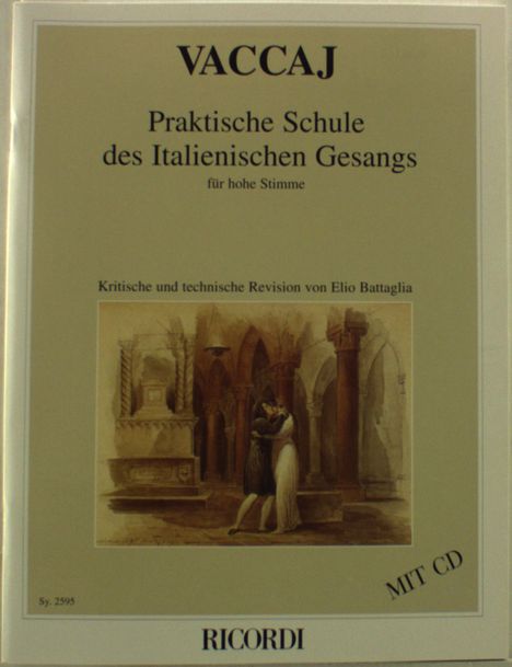 Nicola Vaccaj: Vaccaj, Nicola      :Prakt. Schule des Ital. G, Noten