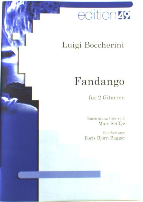 Luigi Boccherini: Bocch., Luigi /Bea:B:Fandango für 2 Gitarren /, Noten