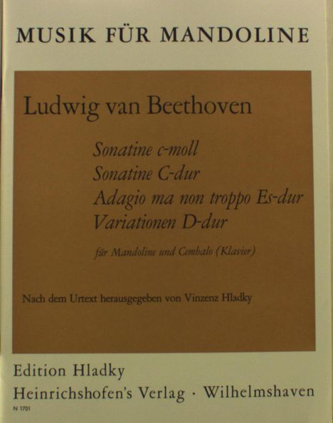 Ludwig van Beethoven: 4 Stücke WoO 43 + 44, Noten
