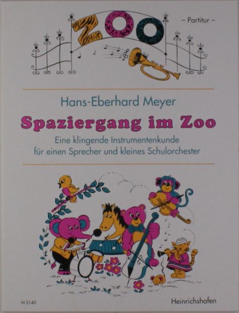Hans-Eberhard Meyer: Spaziergang im Zoo., Noten