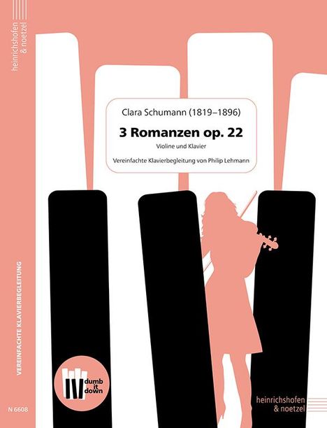 Clara Schumann (1819-1896): 3 Romanzen op. 22, Buch