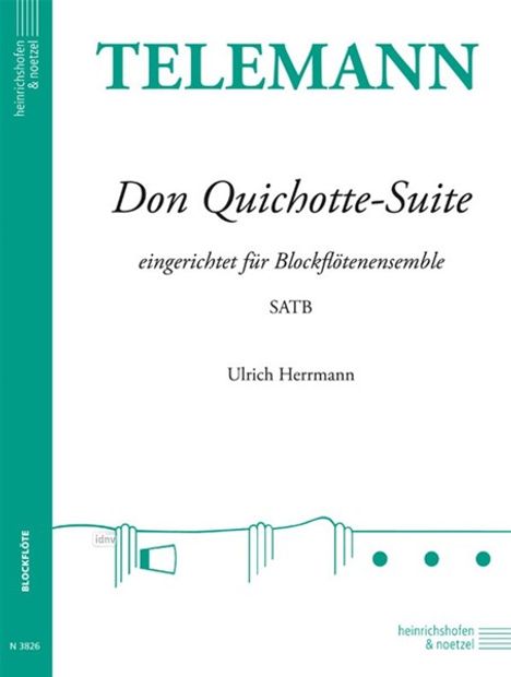 Georg Philipp Telemann: Don Quichotte-Suite, Noten