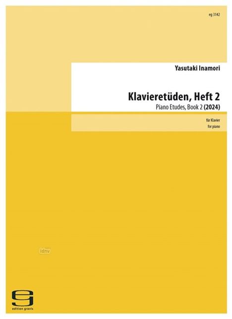 Yasutaki Inamori: Klavieretüden, Heft 2 für Klavier, Noten