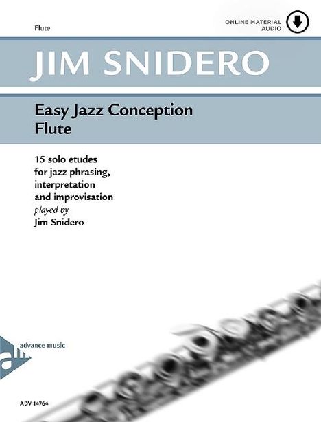 Jim Snidero (geb. 1958): Easy Jazz Conception Flute, Buch