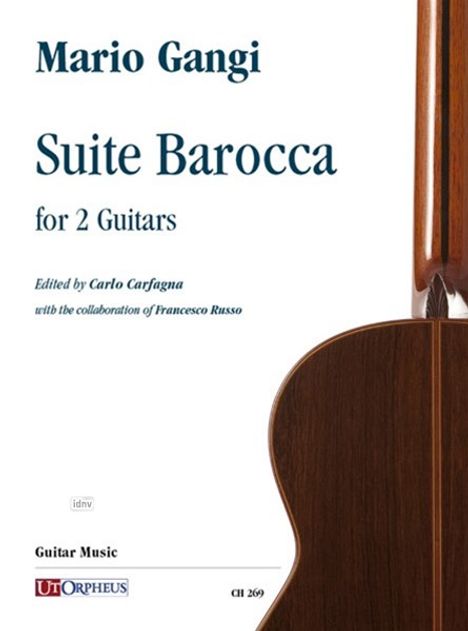 Mario Gangi: Suite Barocca for 2 Guitars (Adagio/ Minuetto/ Allegro/ Giga), Noten