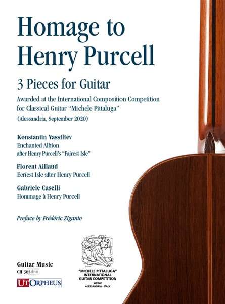 Konstantin Vassiliev: Homage to Henry Purcell. 3 Pieces for Guitar. Preface by Frédéric Zigante, Noten