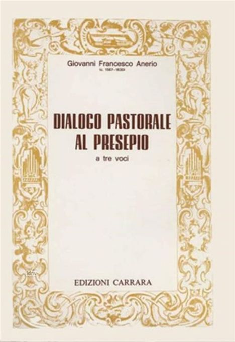 Giovanni Francesco Anerio: Dialogo pastorale al Presepio, Noten