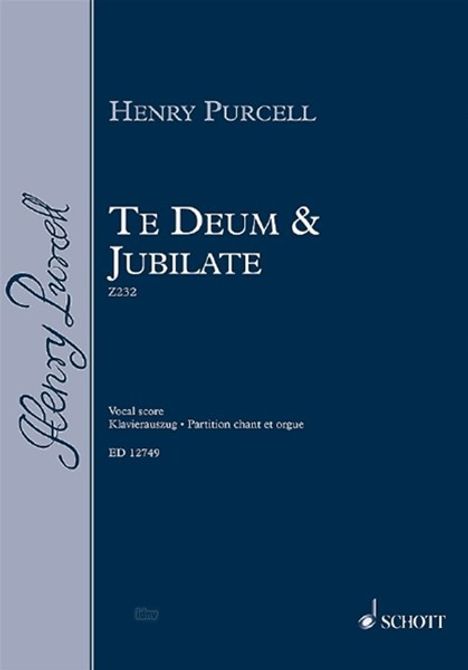Henry Purcell: Te Deum and Jubilate Z 232 D-Dur Z 232, Noten