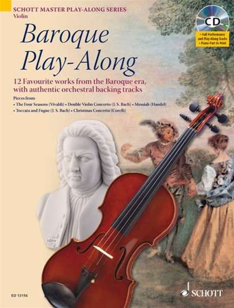 Baroque Play-Along/m. CD, Buch