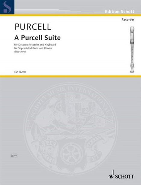 Henry Purcell: A Purcell Suite, Noten