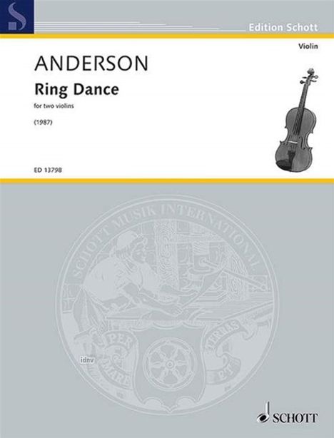 Julian Anderson: Ring Dance (1987), Noten