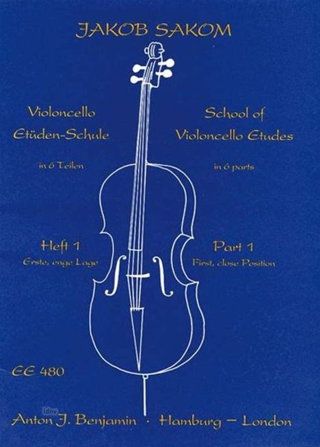 Violoncello-Etüden-Schule, Noten