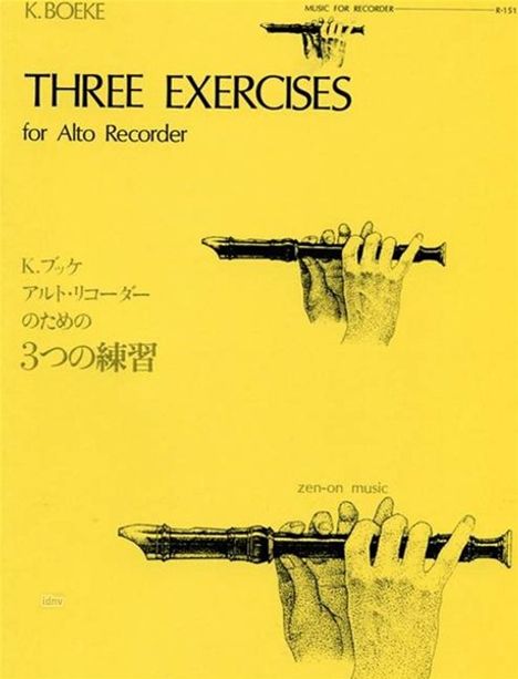 Kees Boeke: Three Exercises, Zubehör
