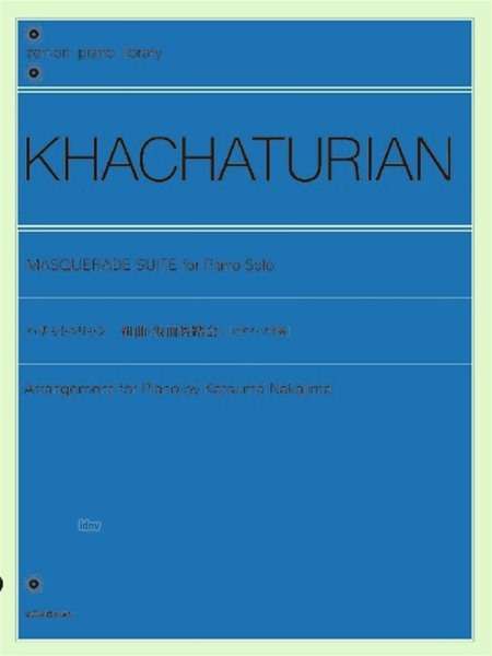 Aram Khachaturian: Masquerade Suite, Noten