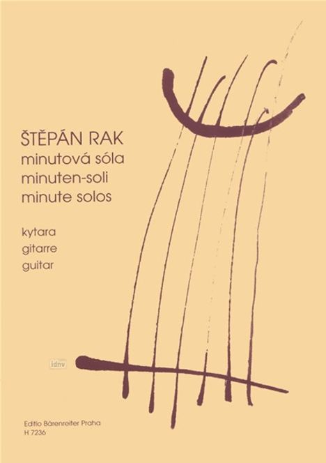 Stepan Rak: Minuten-Soli, Noten