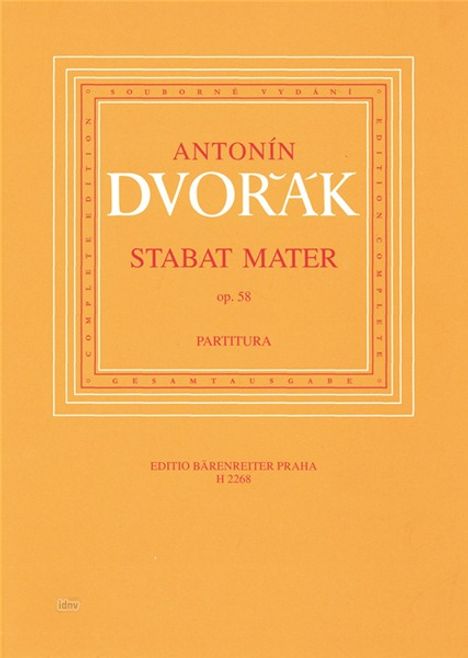 Antonin Dvorak: Stabat Mater op. 58, Noten