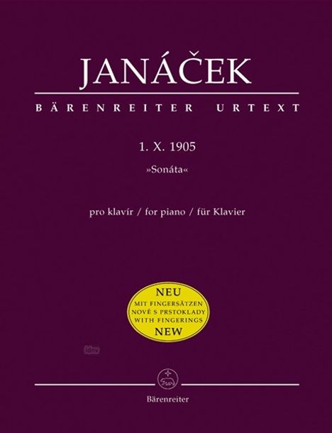 Leos Janacek: 1. X. 1905 für Klavier "Sonata", Noten