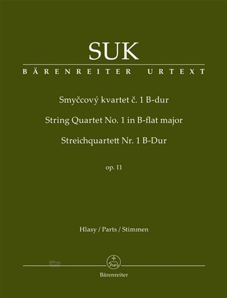 Streichquartett Nr.1 B-Dur op.11, Stimmen, Noten