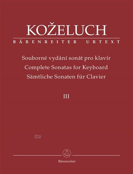 Leopold Koželuch: Sämtliche Sonaten für Clavier, Noten