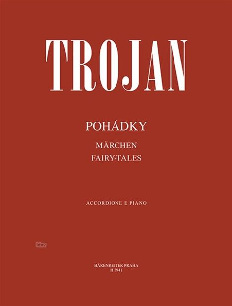 Václav Trojan: Märchen für Akkordeon und Orchester, Noten