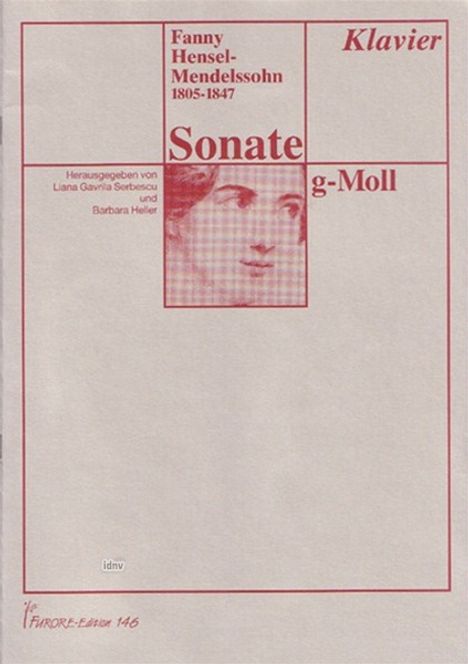 Fanny Mendelssohn-Hensel: Sonate g-moll (1843), Noten