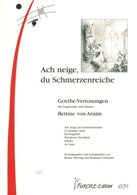 Goethe-Vertonungen (1999), Noten