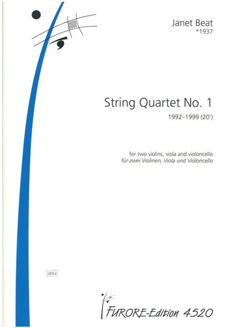 Janet Beat: String Quartet No. 1, Noten