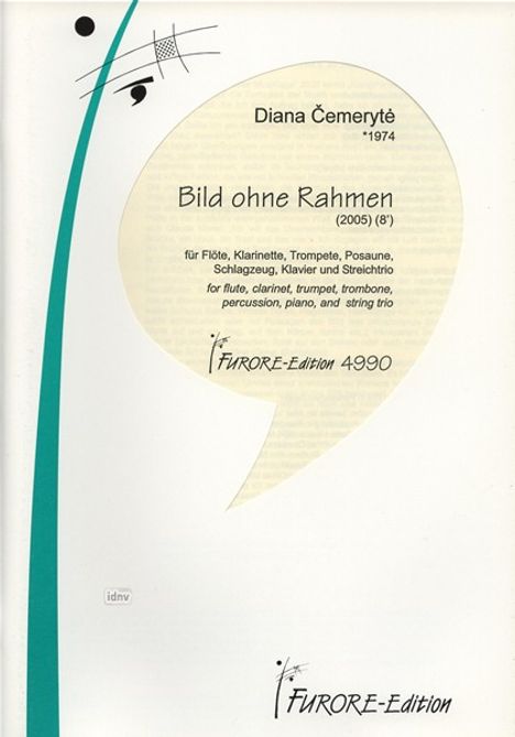 Diana Cemeryte: Bild ohne Rahmen, Noten