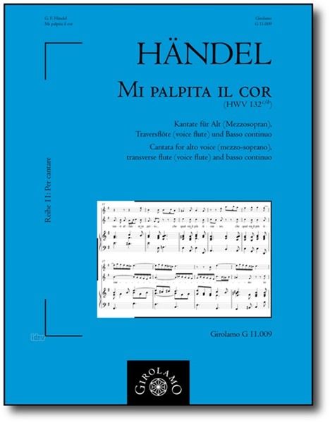 Georg Friedrich Händel: Mi palpita il cor HWV 132c/d, Noten