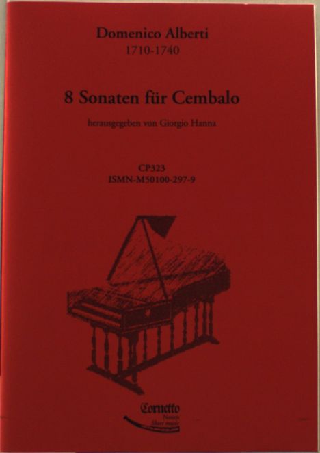 Dominico Alberti: 8 Sonaten für Cembalo, Noten
