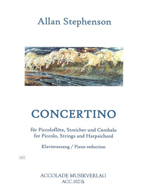 Allan Stephenson: Concertino für Piccoloflöte, S, Noten