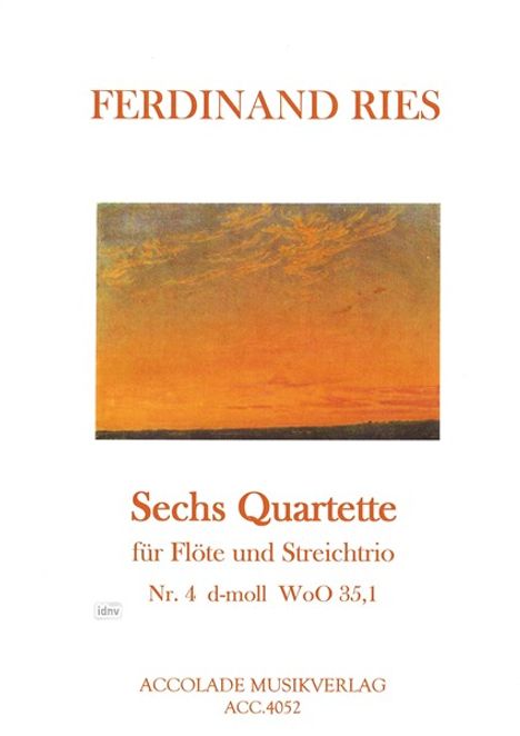 Ferdinand Ries: Quartett d-moll WoO 35,1, Noten