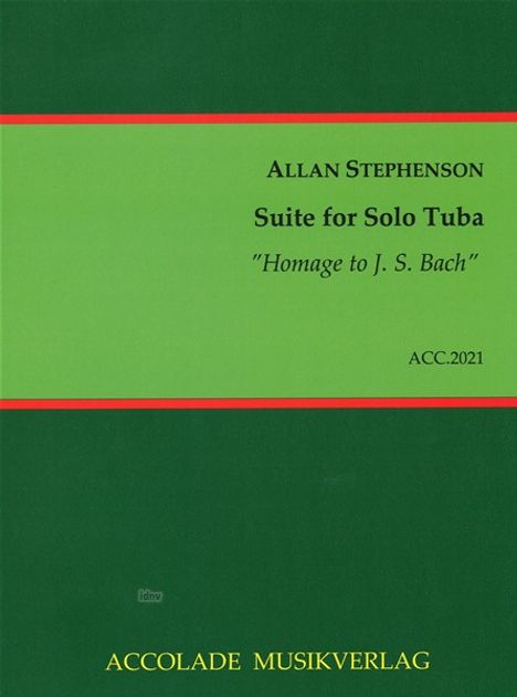 Allan Stephenson: Suite for Solo Tuba (1990), Noten