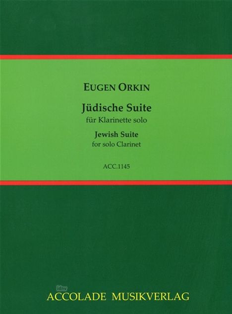 Eugen Orkin: Jüdische Suite für Klarinette, Noten