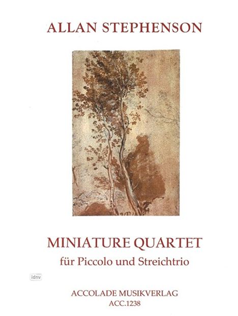 Allan Stephenson: Miniature Quartet für Piccolo, Noten