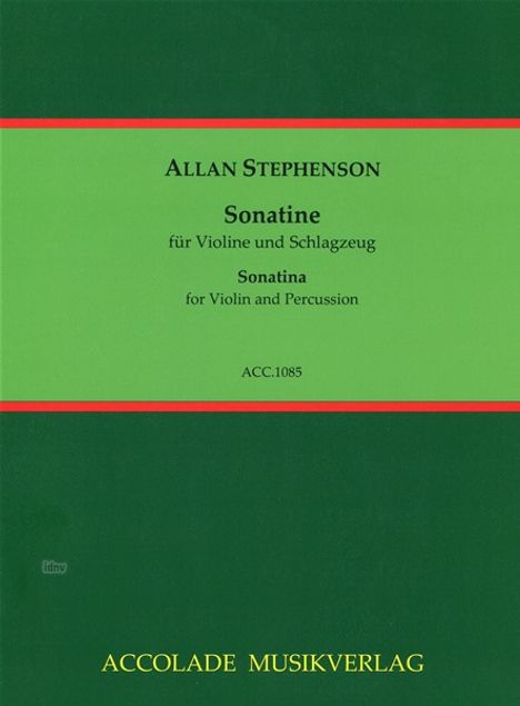 Allan Stephenson: Sonatine für Violine und Schla, Noten