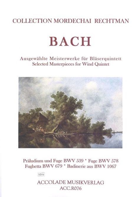 Johann Sebastian Bach: Ausgewählte Meisterwerke für B, Noten