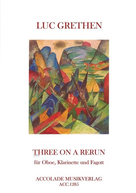 Luc Grethen: Three on a Rerun für Trio d'an, Noten
