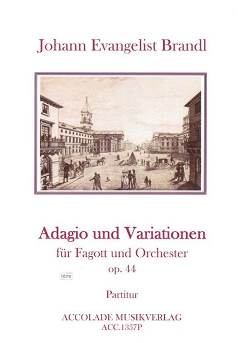 Johann Evangelist Brandl: Adagio und Variationen F-Dur o, Noten