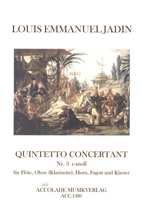Louis Emmanuel Jadin: Quintetto concertant Nr. 3 c-M, Noten
