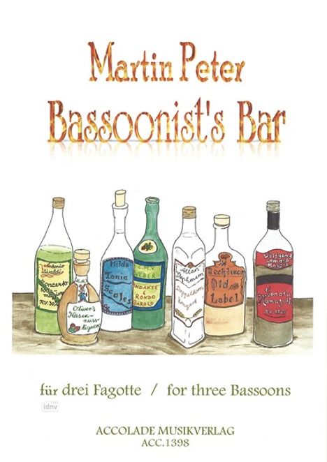 Martin Peter: Bassoonist's Bar für 3 Fagotte, Noten